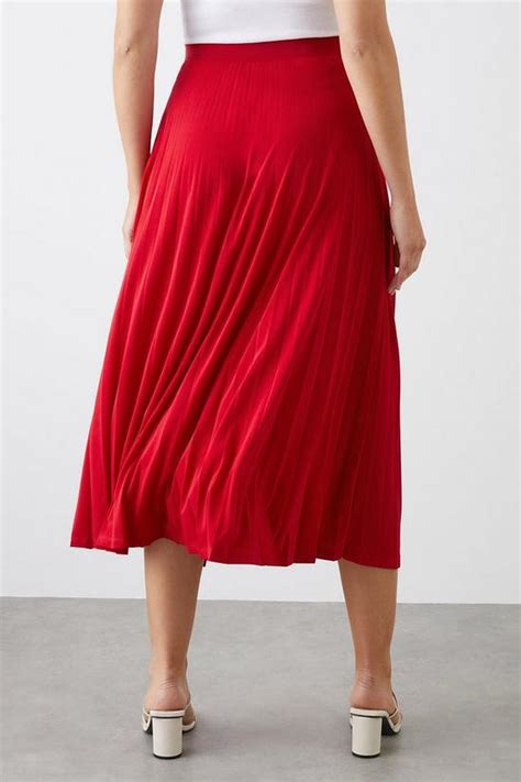 Skirts Pleated Midi Skirt Dorothy Perkins