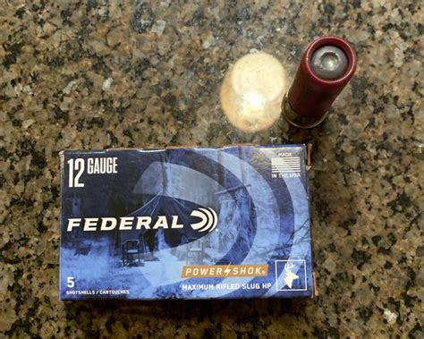 Federal Premium Ammunition 2 Boxes Of Federal Power Shock Rifled Slugs