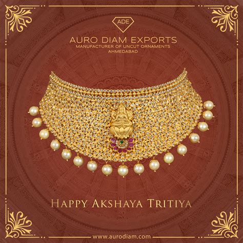 Happy Akshaya Tritiya Bridal Diamond Jewellery Jewelry Jewelry Design