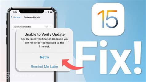 Unable To Verify Update Ios 15 And Ios 16 Here Is The Fix Youtube