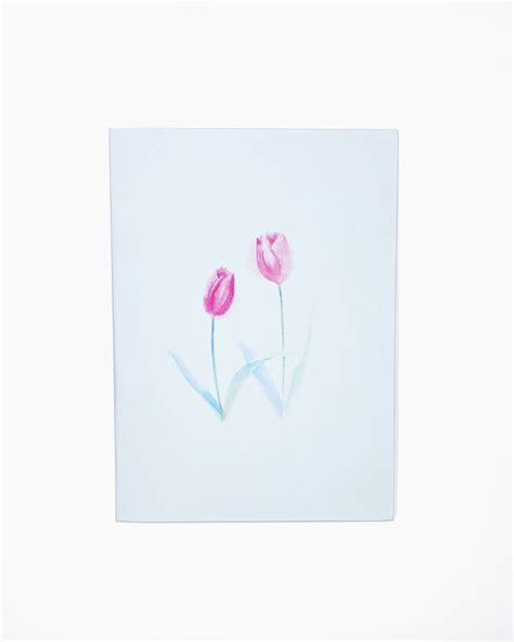 Pink Tulip Mother S Day Card Tulip Flower Mothers Day Etsy