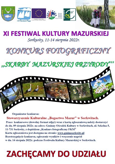 Konkurs Fotograficzny Skarby Mazurskiej Przyrody Gmina Sorkwity