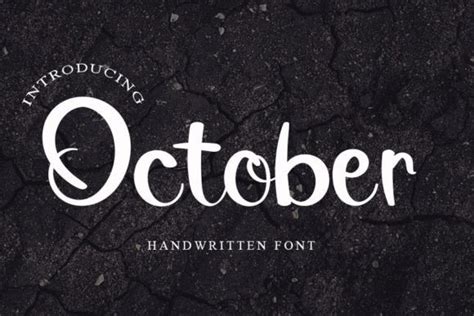 October Font - Font Canyon