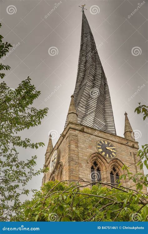 Chesterfield Crooked Spire Royalty-Free Stock Image | CartoonDealer.com ...