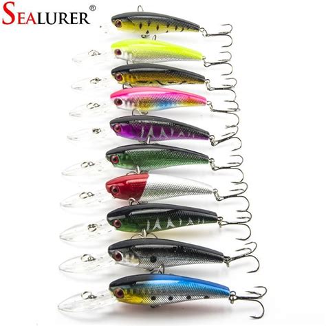 Sealurer Plastic Fishing Minnow Lure G Cm Fishing Hard Bait Crankbait