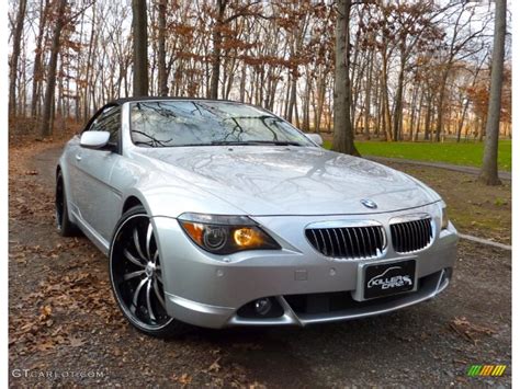 2005 Titanium Silver Metallic Bmw 6 Series 645i Convertible 59583914 Photo 18