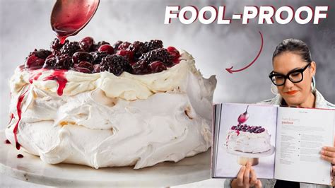 The Perfect Pavlova Rum Berry Pavlova Marions Kitchen Youtube