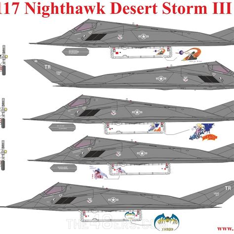 F-117 Nighthawk Desert Storm Pt.III with stencils