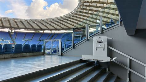 Extrema's Next Platform Stairlifts at the Stadio Olimpico in Rome make ...