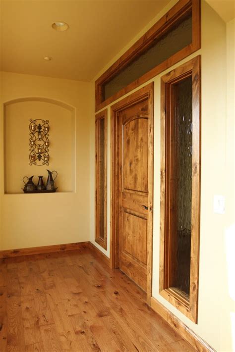 Interior Doors Entrance To Master Suite With A Knotty Alder Door