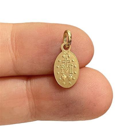 Original 18 Carat Gold Miraculous Medal Tricella