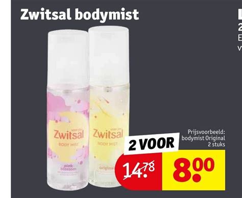 Zwitsal Bodymist Aanbieding Bij Kruidvat