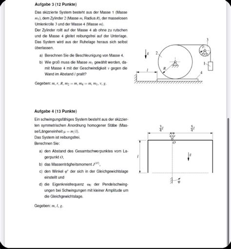 TM2 Klausuren Inspirationen für Klausurvorbereitung Technische