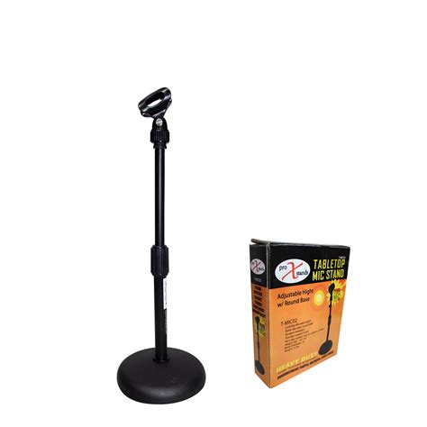 Desktop Microphone Stand with 6" Round Base - GTR Direct