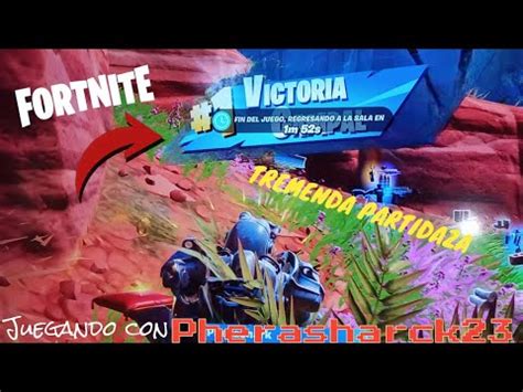 En este vídeo estaremos jugando una partidita de fortnite y ganamos