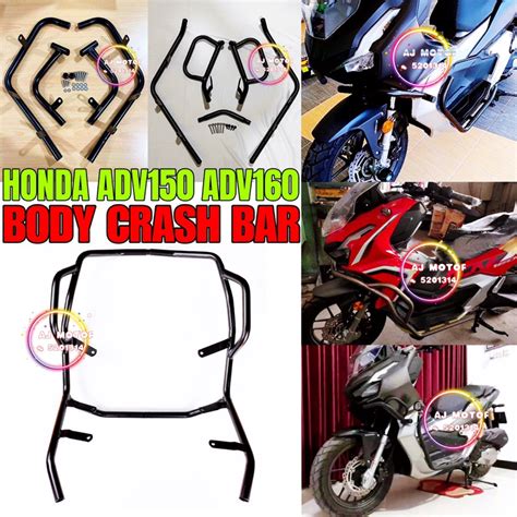 BODY CRASH BAR HONDA ADV150 ADV160 ADV 150 160 ENGINE GUARD SIDE