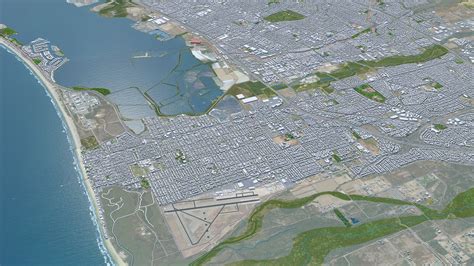 San Diego City California Usa 3d Model 199 3dm C4d Fbx Obj Stl