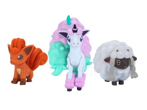 Køb Pokémon Battle Figuresæt Galarian Ponyta Vulpix And Wooloo Hos