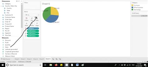 Tableau Pie Chart Tutorial | How to make a Pie Chart in Tableau