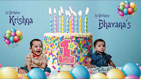 Twins Babys Birthday Krishna Bhavan S Youtube