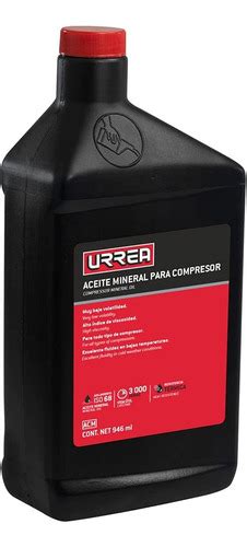 Urrea Herramientas Acm Aceite Mineral Para Compresor Ml Env O Gratis