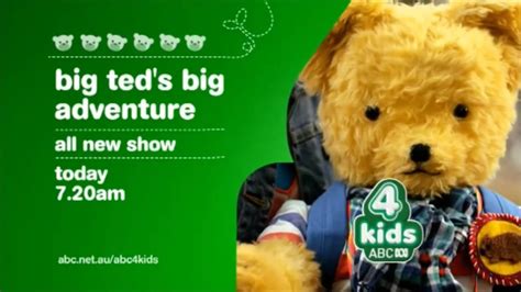 Abc 4 Kids Big Teds Big Adventure Promo Youtube