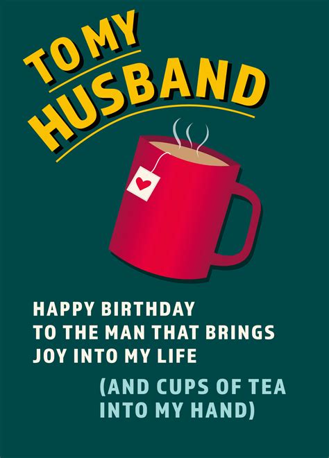 Personalised To My Husband Funny Happy Birthday Card Hallmark