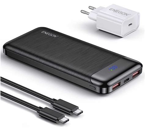 Prime 10 000mAh Powerbank Schnellladefunktion Mit Netzteil 20W Und