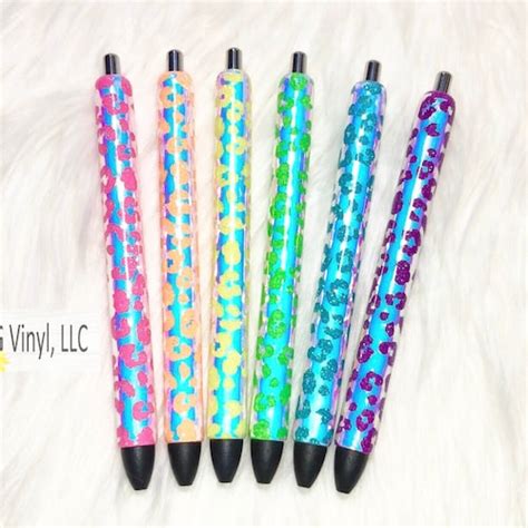 Leopard Overlay Glitter Pens Inkjoy Glitter Pen Etsy