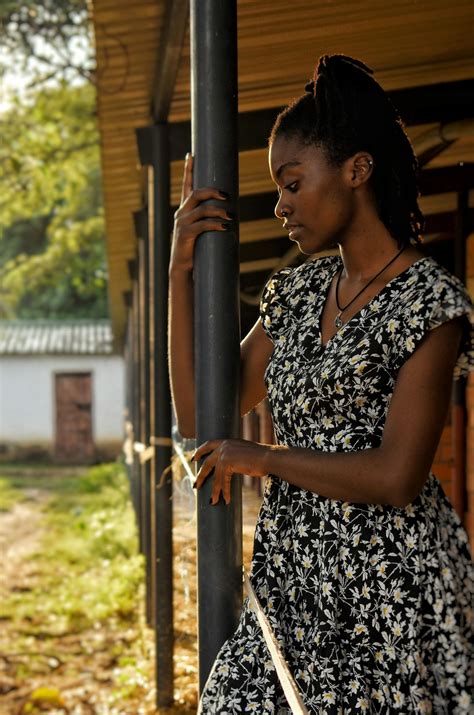 black flower sundress