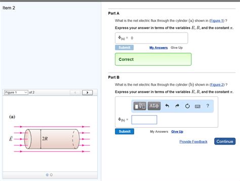 Solved What is the net electric flux through the cylinder | Chegg.com