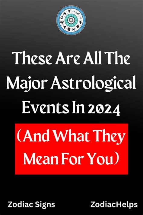 These Are All The Major Astrological Events In And What They Mean