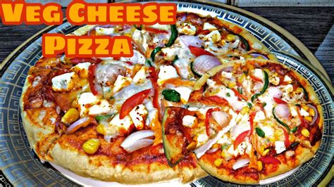 Tasty Homemade Pizza Quick N Easy Vegetable Cheese Pizza Fast