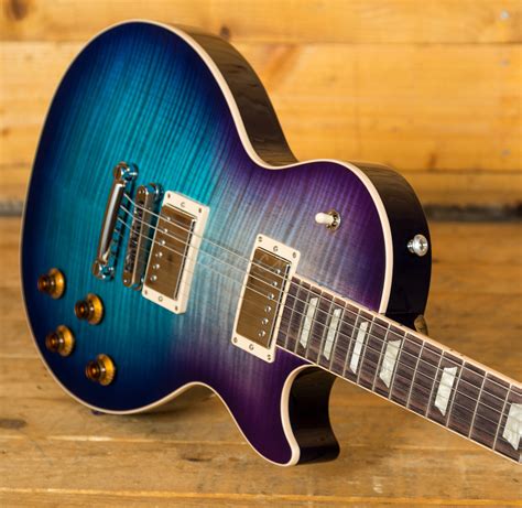 Gibson Usa 2019 Les Paul Standard Blueberry Burst Peach Guitars