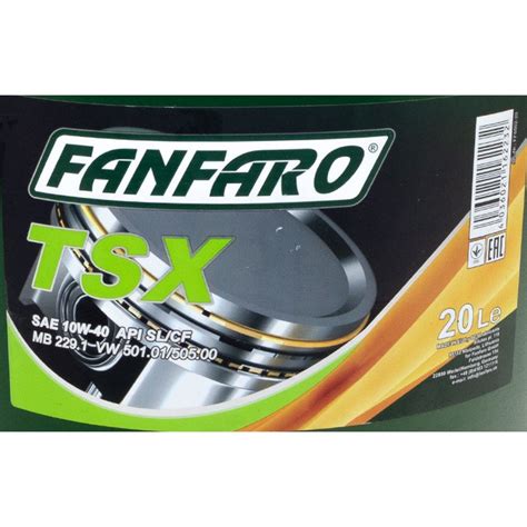 Fanfaro Motor L Motor L W Tsx Api Sn Liter Online Im Mvh