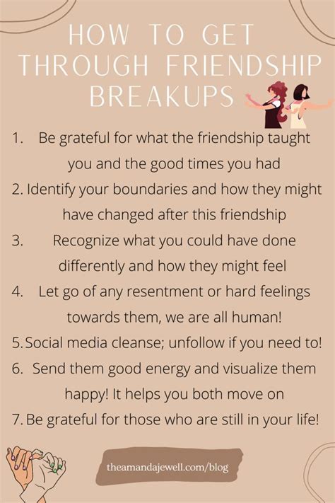 How To Get Through Friendship Breakups — Amanda Jewell Friendship