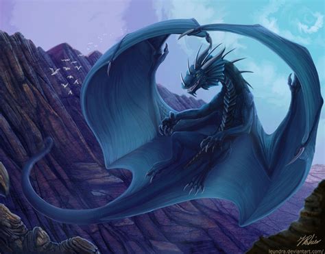 The Big Blue One By Leundra On Deviantart Blue Dragon Dragon