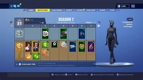 Fortnite Season 7 Lynx Full Armor Set Stage 1 7 Youtube