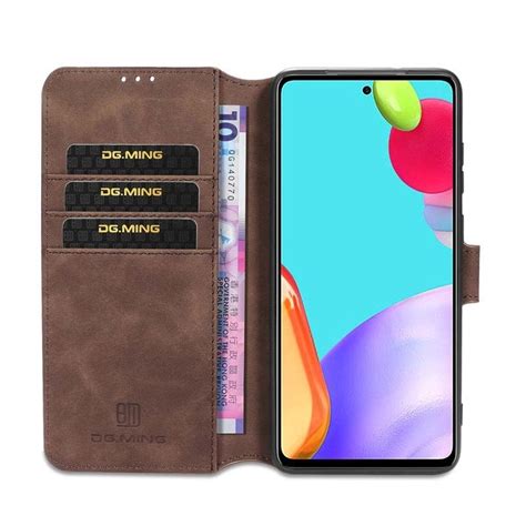 DG Ming Wallet 3 Kort Samsung Galaxy A52s 5G Kaffe Elgiganten