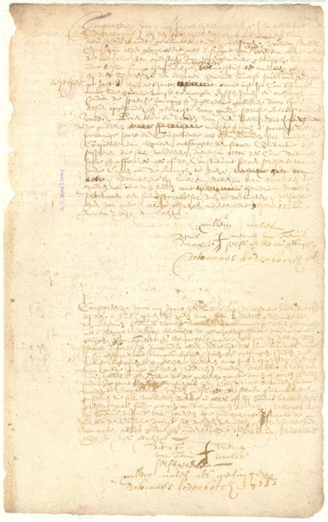 Document Power Of Attorney From Surgeon Willem Nobel To Hendrick