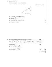 Math Pdf 2 Maximum Mark 6 The Following Diagram Shows A Triangle