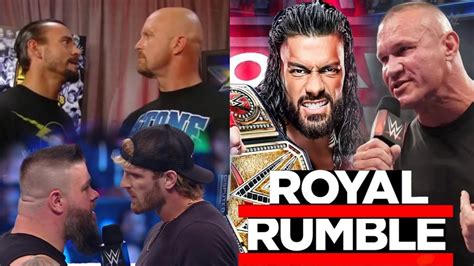 Roman Reigns Vs Randy Orton Royal Rumble CM Punk Vs Stone Cold Steve