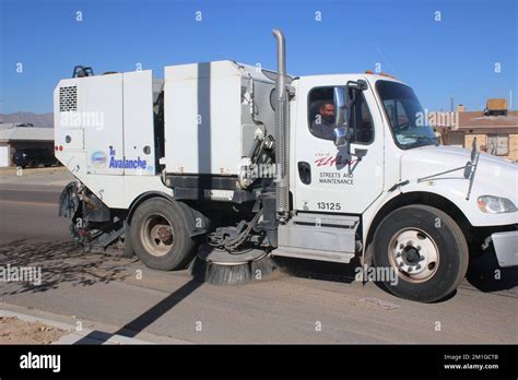 Streets And Maintenance Truck Stock Photo Alamy