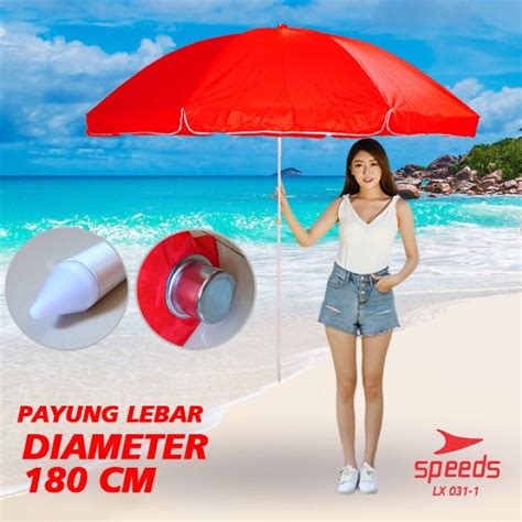 Jual SPEEDS Tenda Payung Speeds Event Pantai Cafe Bazaar Parasol Size