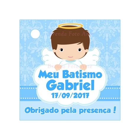 Tag Batizado Menino Elo Produtos Especiais