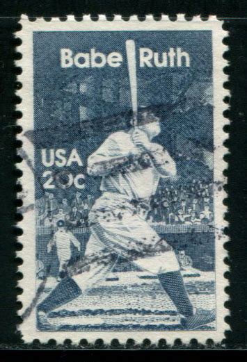 2046 US 20c Babe Ruth Used United States General Issue Stamp HipStamp