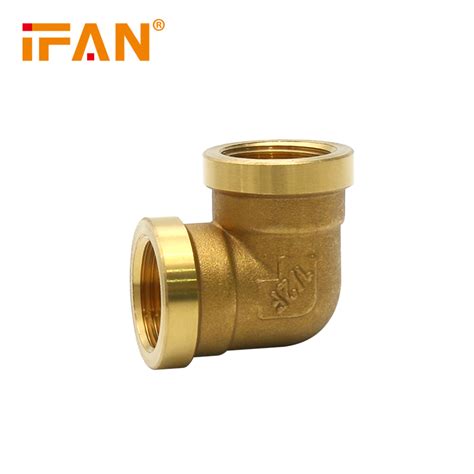 brass female elbow