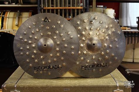 Istanbul Agop 17 Xist Dry Dark Hi Hat Cymbals Reverb