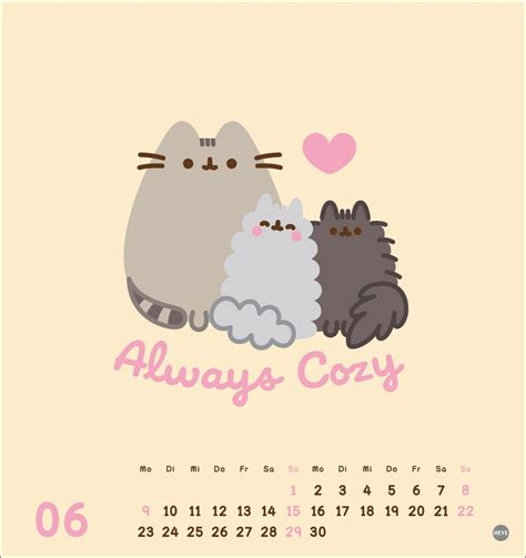 Kalender Pusheen Postkartenkalender Online Kaufen