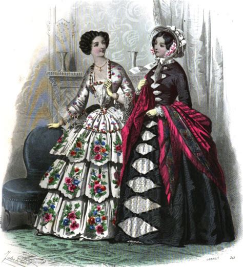 Early Victorian Era Clothing: Early Victorian Era Fashion Plate - April ...